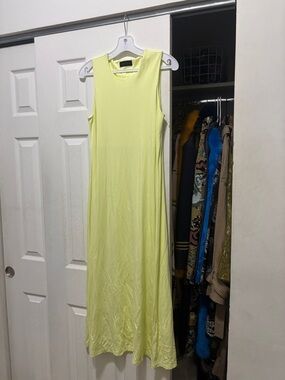 Hatch Sleeveless Lemon Maxi Dress